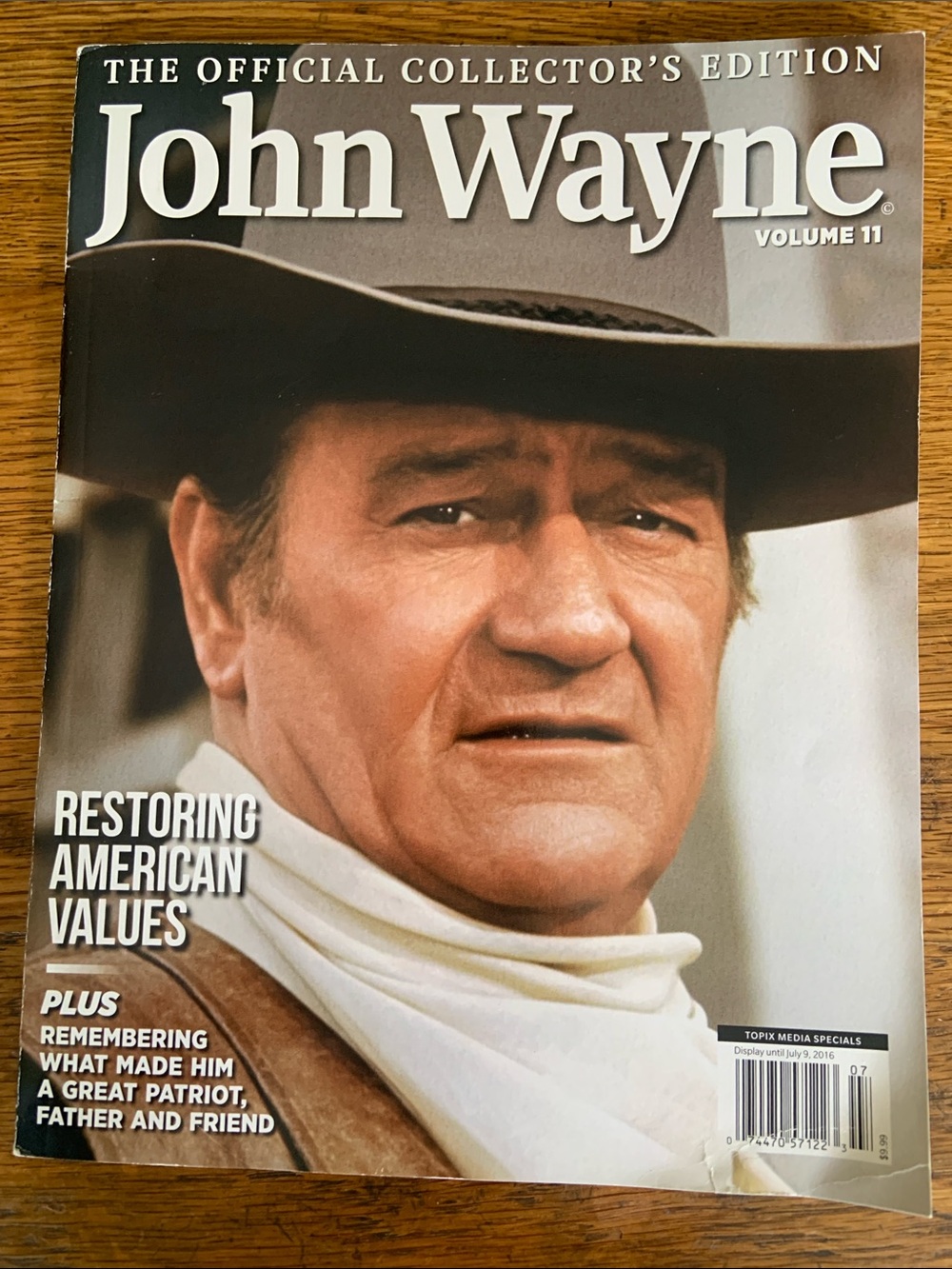 John Wayne Official Collector's Edition Magazine Volume 11 June/July 2016